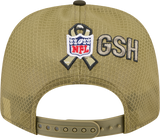 Men's Chicago Bears New Era Green B 2025 Salute To Service Sideline 9SEVENTY Trucker Adjustable Hat - Pro Jersey Sports