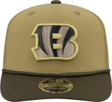 Men's Cincinnati Bengals New Era Green 2025 Salute To Service Sideline 9SEVENTY Trucker Adjustable Hat - Pro Jersey Sports