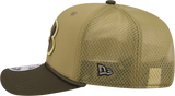 Men's Cincinnati Bengals New Era Green 2025 Salute To Service Sideline 9SEVENTY Trucker Adjustable Hat - Pro Jersey Sports