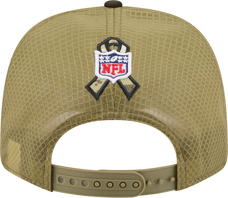 Men's Cincinnati Bengals New Era Green 2025 Salute To Service Sideline 9SEVENTY Trucker Adjustable Hat - Pro Jersey Sports