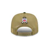 Men's New England Patriots New Era Green 2025 Salute To Service Sideline 9SEVENTY Trucker Adjustable Hat - Pro Jersey Sports