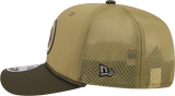 Men's Pittsburgh Steelers New Era Green 2025 Salute To Service Sideline 9SEVENTY Trucker Adjustable Hat - Pro Jersey Sports