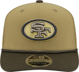 Men's San Francisco 49ers New Era Green 2025 Salute To Service Sideline 9SEVENTY Trucker Adjustable Hat - Pro Jersey Sports