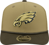 Men's Philadelphia Eagles New Era Green 2025 Salute To Service Sideline 9SEVENTY Trucker Adjustable Hat - Pro Jersey Sports