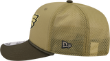 Men's Philadelphia Eagles New Era Green 2025 Salute To Service Sideline 9SEVENTY Trucker Adjustable Hat - Pro Jersey Sports