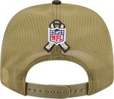 Men's Philadelphia Eagles New Era Green 2025 Salute To Service Sideline 9SEVENTY Trucker Adjustable Hat - Pro Jersey Sports