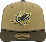 Men's Miami Dolphins New Era Green 2025 Salute To Service Sideline 9SEVENTY Trucker Adjustable Hat - Pro Jersey Sports