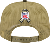 Men's Miami Dolphins New Era Green 2025 Salute To Service Sideline 9SEVENTY Trucker Adjustable Hat - Pro Jersey Sports