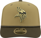 Men's Minnesota Vikings New Era Green 2025 Salute To Service Sideline 9SEVENTY Trucker Adjustable Hat - Pro Jersey Sports