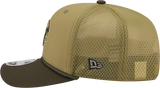 Men's Minnesota Vikings New Era Green 2025 Salute To Service Sideline 9SEVENTY Trucker Adjustable Hat - Pro Jersey Sports