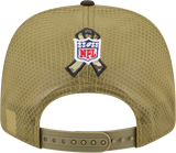 Men's Minnesota Vikings New Era Green 2025 Salute To Service Sideline 9SEVENTY Trucker Adjustable Hat - Pro Jersey Sports