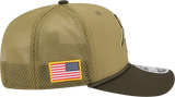 Men's Minnesota Vikings New Era Green 2025 Salute To Service Sideline 9SEVENTY Trucker Adjustable Hat - Pro Jersey Sports