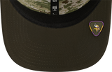 Men's Minnesota Vikings New Era Green 2025 Salute To Service Sideline 9SEVENTY Trucker Adjustable Hat - Pro Jersey Sports