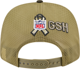 Men's Chicago Bears New Era Green 2025 Salute To Service Sideline 9SEVENTY Trucker Adjustable Hat - Pro Jersey Sports