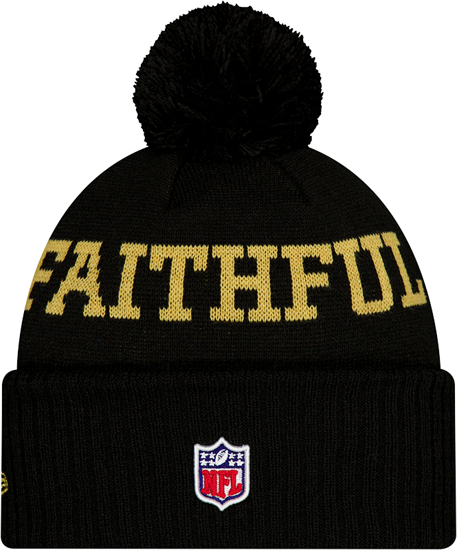 San Francisco 49ers New Era NFL Rivalry Black Cuffed Pom Knit Hat - Pro Jersey Sports