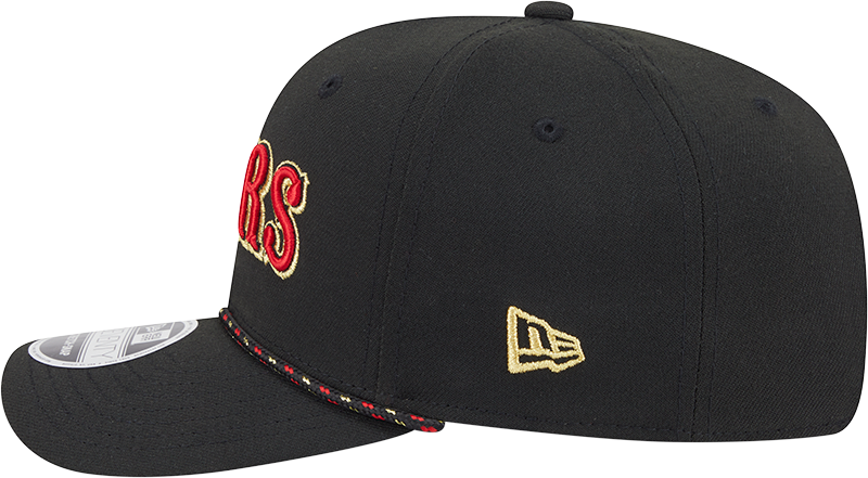 San Francisco 49ers New Era Rivalry Black 9SEVENTY Adjustable Hat - Pro Jersey Sports