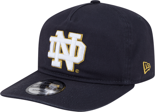 Notre Dame Fighting Irish New Era Navy 19TWENTY Adjustable Hat - Pro Jersey Sports