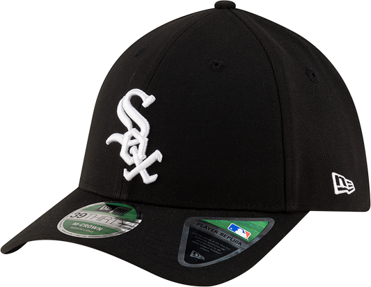 Chicago White Sox New Era M-Crown 39Thirty Player Replica Black Flex Fit Hat