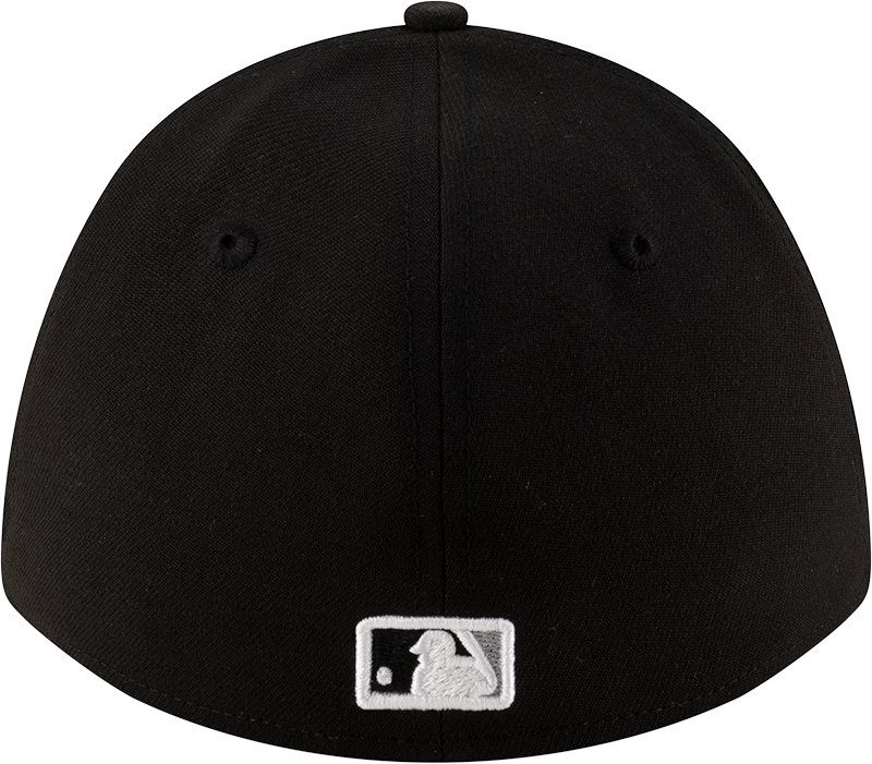 Chicago White Sox New Era M-Crown 39Thirty Player Replica Black Flex Fit Hat