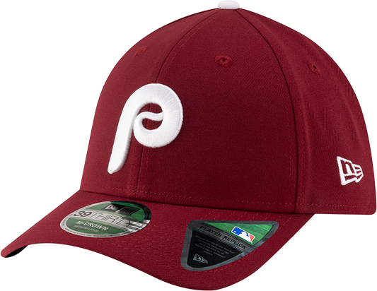 Philadelphia Phillies New Era M-Crown Player Replica Alternate 2 39Thirty Maroon Flex Fit Hat