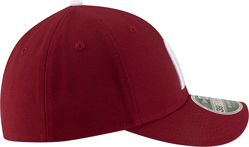 Philadelphia Phillies New Era M-Crown Player Replica Alternate 2 39Thirty Maroon Flex Fit Hat