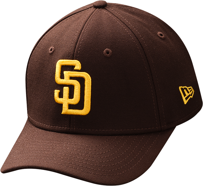 San Diego Padres New Era M-Crown Player Replica 39Thirty Brown Flex Fit Hat