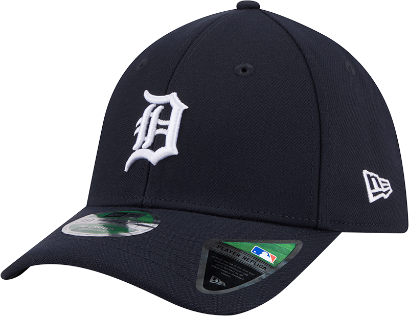 Detroit Tigers New Era M-Crown Player Replica 39Thirty Navy Flex Fit Hat