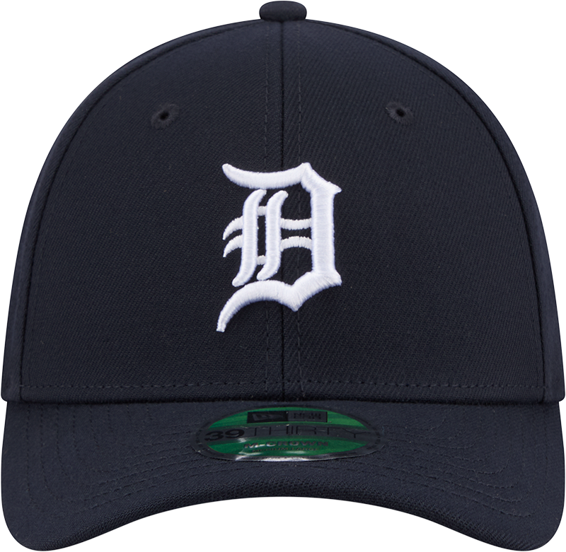 Detroit Tigers New Era M-Crown Player Replica 39Thirty Navy Flex Fit Hat