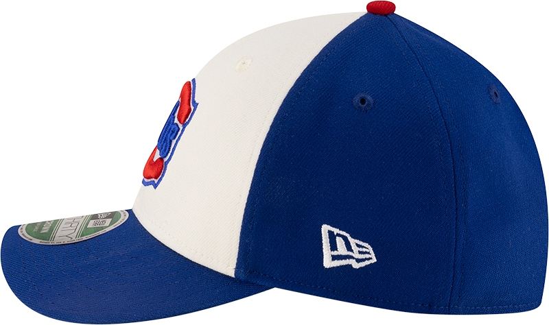 Chicago Cubs New Era M-Crown 39Thirty Alternate 2 Player Replica Blue Flex Fit Hat