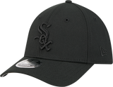 Chicago White Sox New Era M-Crown 39Thirty Tonal Black Flex Fit Hat - Pro Jersey Sports