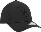 Chicago White Sox New Era M-Crown 39Thirty Tonal Black Flex Fit Hat - Pro Jersey Sports