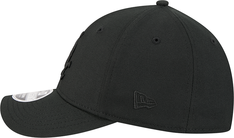 Chicago White Sox New Era M-Crown 39Thirty Tonal Black Flex Fit Hat