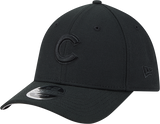 Chicago Cubs New Era M-Crown 39Thirty Black Tonal Flex Fit Hat - Pro Jersey Sports