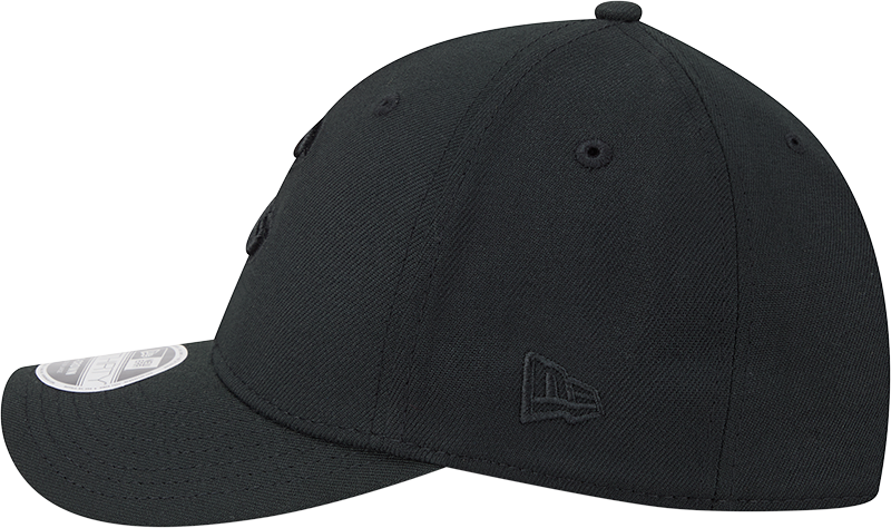 Chicago Cubs New Era M-Crown 39Thirty Black Tonal Flex Fit Hat