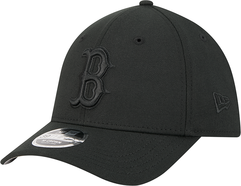 Boston Red Sox M-Crown 39Thirty Tonal Black Flex Fit Hat