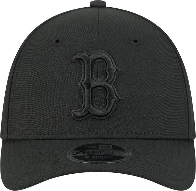 Boston Red Sox M-Crown 39Thirty Tonal Black Flex Fit Hat