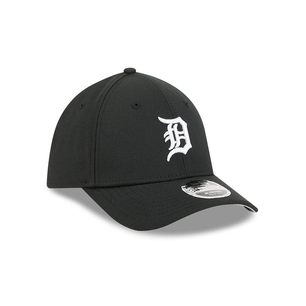 Detroit Tigers M-Crown 39Thirty Black/White Flex Fit Hat