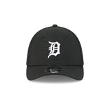 Detroit Tigers M-Crown 39Thirty Black/White Flex Fit Hat - Pro Jersey Sports