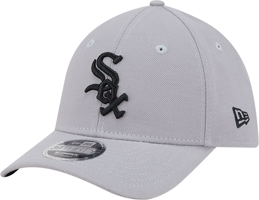 Chicago White Sox New Era M-Crown 39Thirty Gray Flex Fit Hat