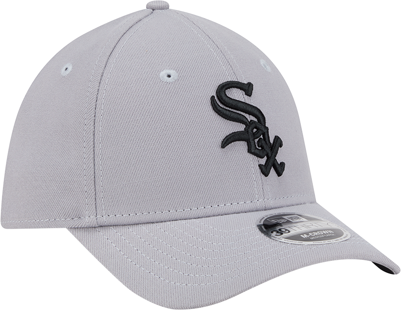 Chicago White Sox New Era M-Crown 39Thirty Gray Flex Fit Hat