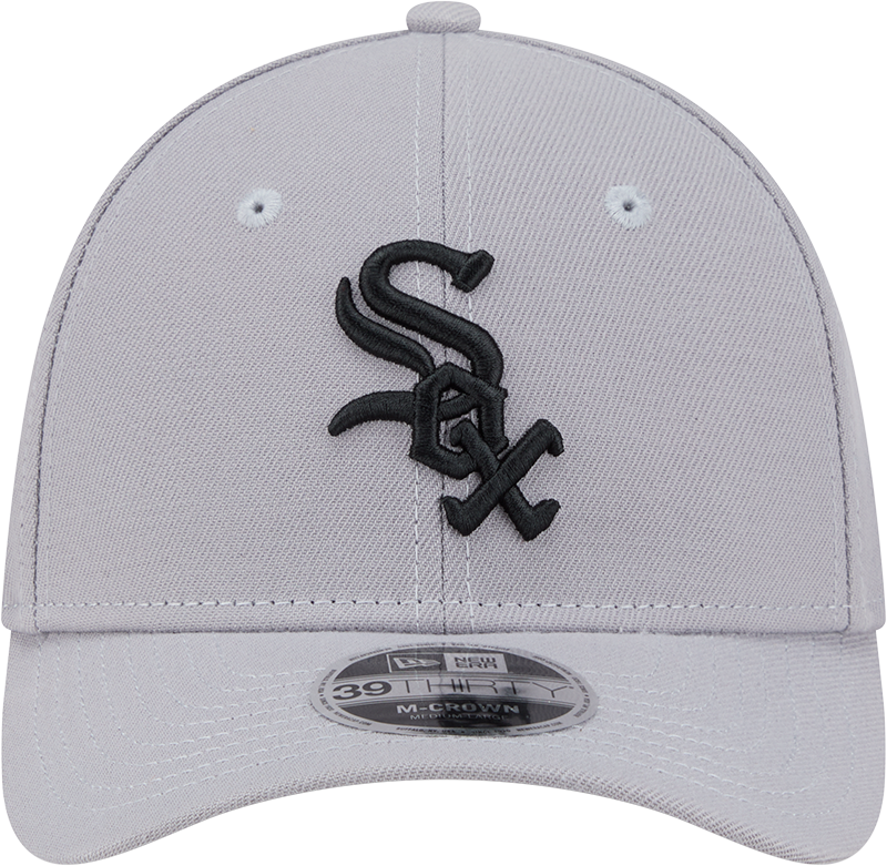 Chicago White Sox New Era M-Crown 39Thirty Gray Flex Fit Hat