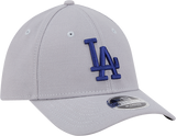 Los Angeles Dodgers New Era M-Crown 39Thirty Gray Flex Fit Hat - Pro Jersey Sports