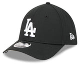 Los Angeles Dodgers M-Crown 39Thirty Black/White Flex Fit Hat - Pro Jersey Sports