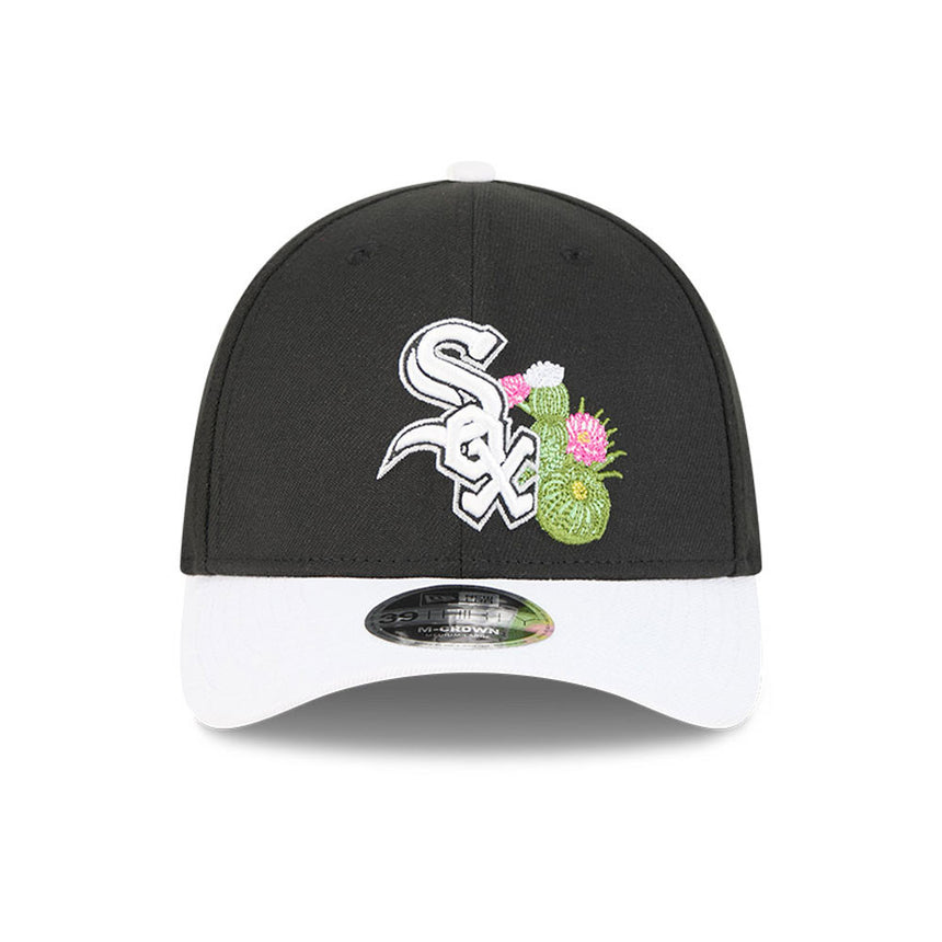 Chicago White Sox New Era 2026 Spring Training M-Crown 39Thirty Player Replica Black/White Flex Fit Hat - Pro Jersey Sports