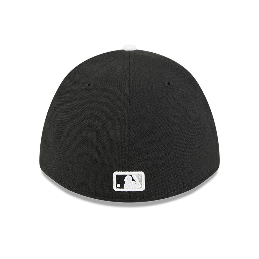 Chicago White Sox New Era 2026 Spring Training M-Crown 39Thirty Player Replica Black/White Flex Fit Hat - Pro Jersey Sports