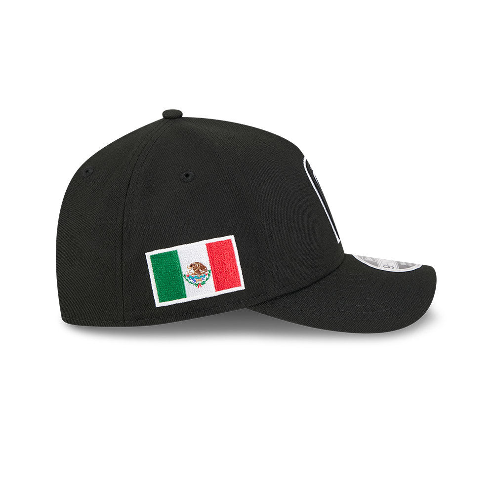 New Era Mexico 2026 World Baseball Classic 9Forty M-Crown A-Frame Snap Adjustable Hat - Black - Pro Jersey Sports