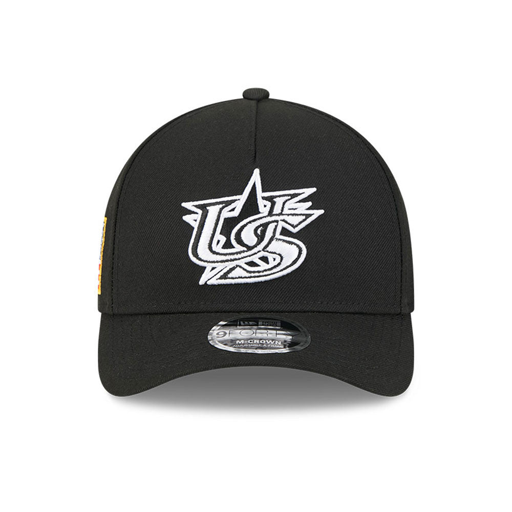 New Era Team USA 2026 World Baseball Classic 9Forty M-Crown A-Frame Snap Adjustable Hat - Black