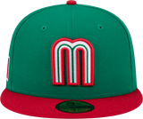 Mexico Baseball New Era 2026 World Baseball Classic 59FIFTY Fitted Hat - Green/Red - Pro Jersey Sports