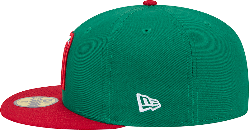 Mexico Baseball New Era 2026 World Baseball Classic 59FIFTY Fitted Hat - Green/Red
