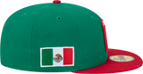 Mexico Baseball New Era 2026 World Baseball Classic 59FIFTY Fitted Hat - Green/Red - Pro Jersey Sports